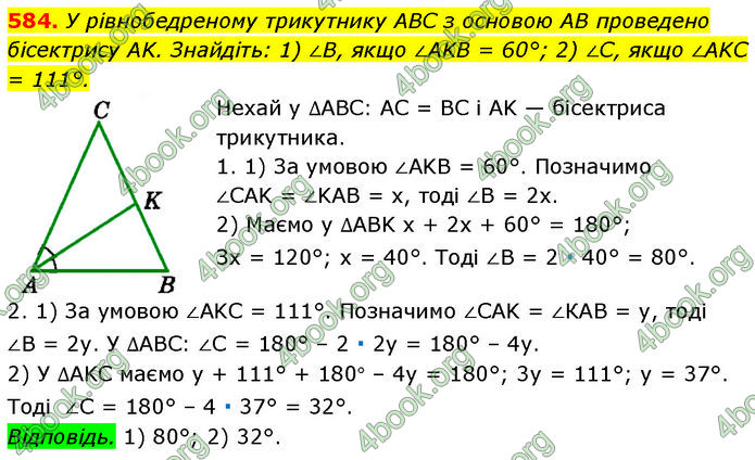 ГДЗ Геометрія 7 клас Істер (2024)