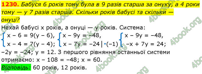 ГДЗ Алгебра 7 клас Мерзляк (2024)