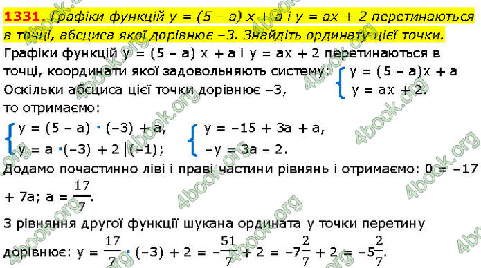 ГДЗ Алгебра 7 клас Мерзляк (2024)