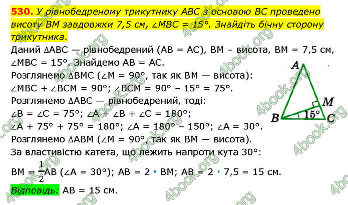 ГДЗ Геометрія 7 клас Мерзляк (2024)