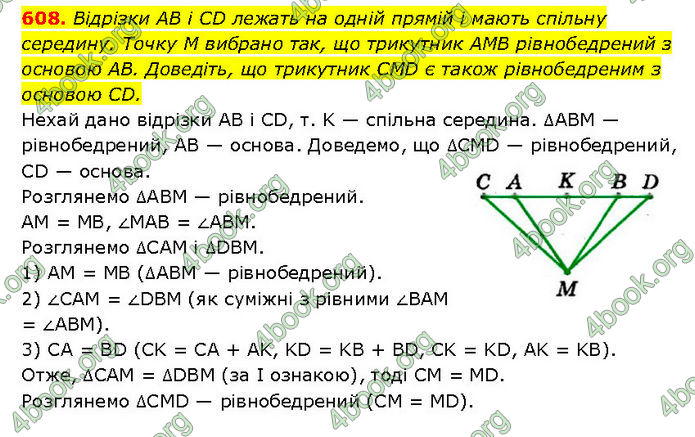 ГДЗ Геометрія 7 клас Мерзляк (2024)