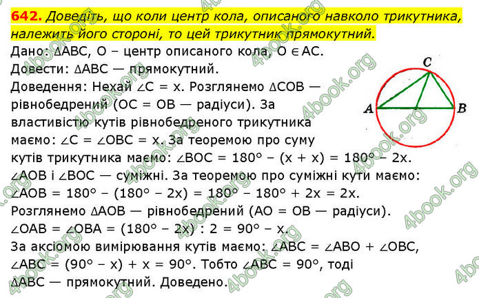 ГДЗ Геометрія 7 клас Мерзляк (2024)