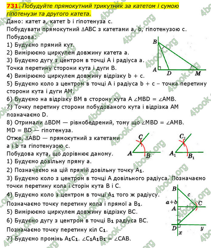 ГДЗ Геометрія 7 клас Мерзляк (2024)