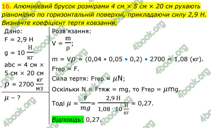 ГДЗ Фізика 7 клас Баряхтар (2024)