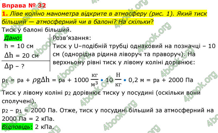 ГДЗ Фізика 7 клас Баряхтар (2024)