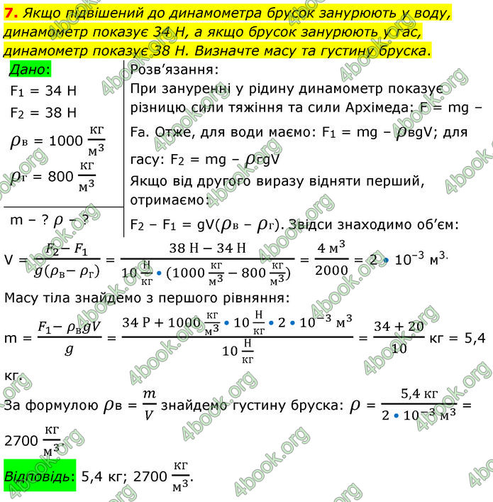 ГДЗ Фізика 7 клас Баряхтар (2024)