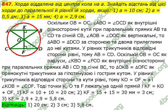 ГДЗ Геометрія 7 клас Бурда