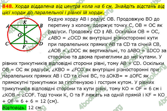 ГДЗ Геометрія 7 клас Бурда