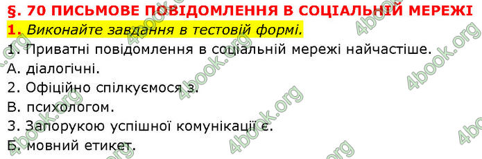 ГДЗ Українська мова 7 клас Авраменко