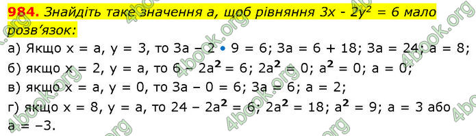 ГДЗ Алгебра 7 клас Бевз (2024)