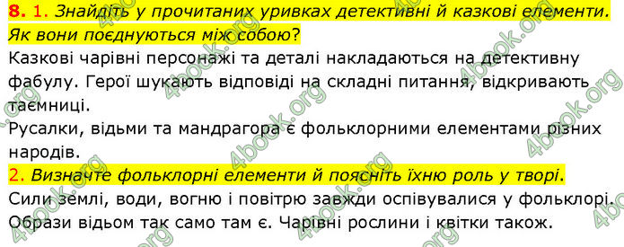 ГДЗ Зарубіжна література 7 клас Волощук