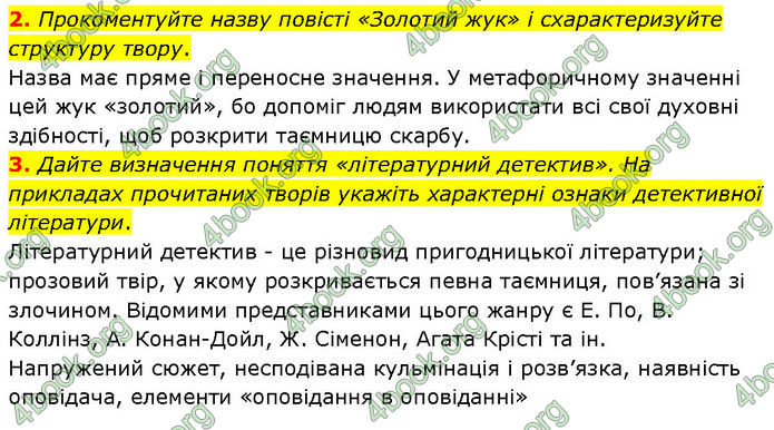 ГДЗ Зарубіжна література 7 клас Волощук