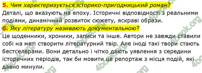 ГДЗ Зарубіжна література 7 клас Волощук