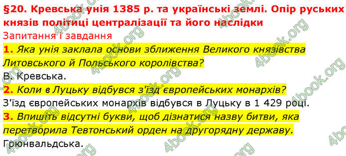 ГДЗ Історія України 7 клас Галімов