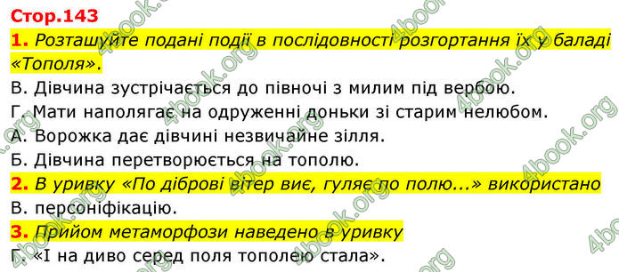ГДЗ Українська література 7 клас Заболотний