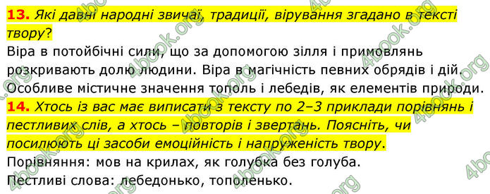 ГДЗ Українська література 7 клас Заболотний