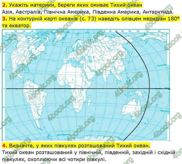 ГДЗ зошит Географія 7 клас Довгань