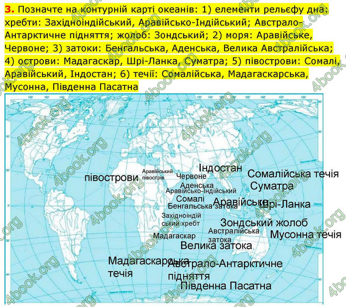 ГДЗ зошит Географія 7 клас Довгань