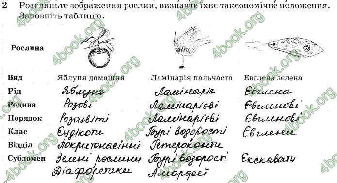 ГДЗ Біологія 10 клас Задорожний (Станд.)