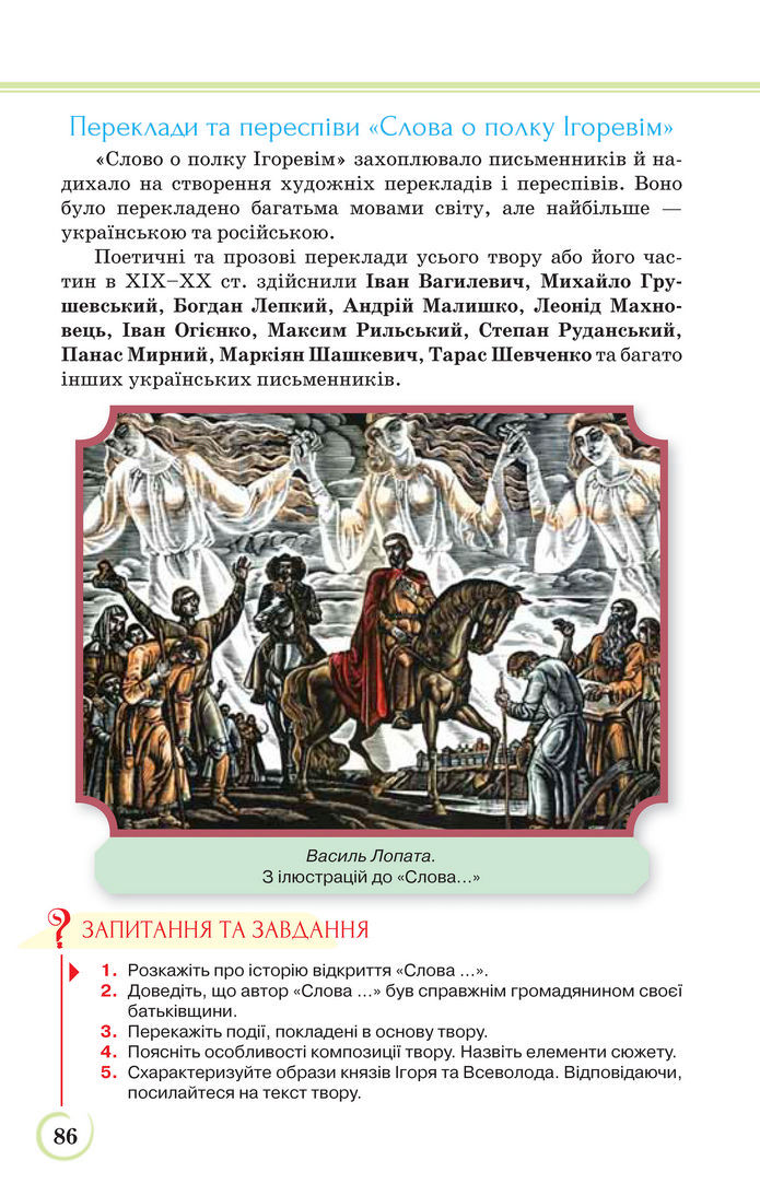 Українська література 9 клас Коваленко 2017