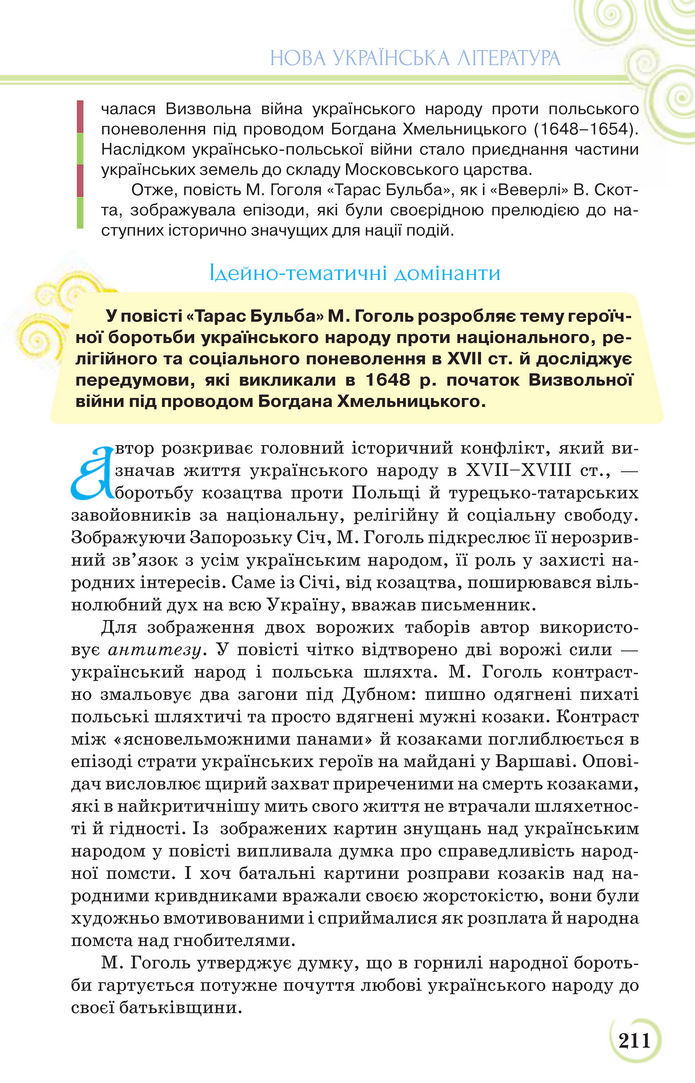 Українська література 9 клас Коваленко 2017