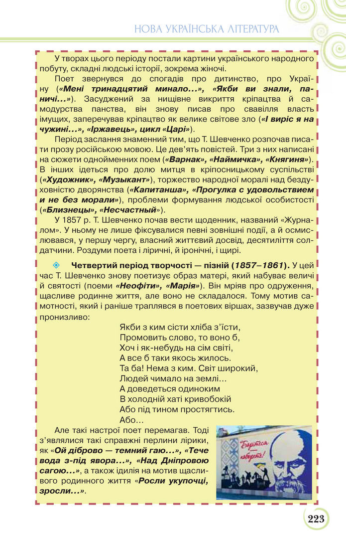 Українська література 9 клас Коваленко 2017