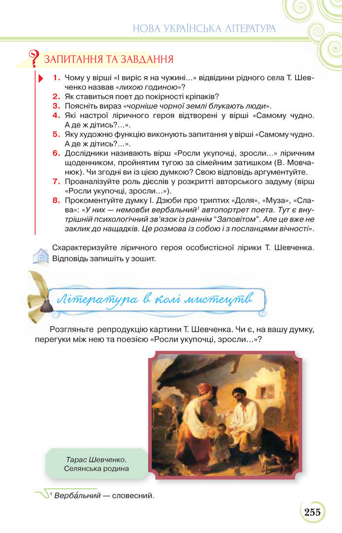 Українська література 9 клас Коваленко 2017