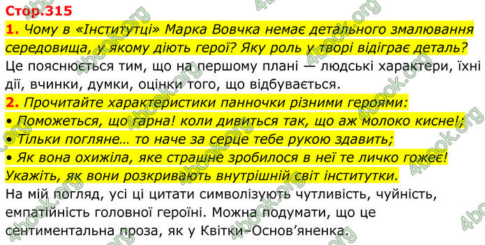 ГДЗ Українська література 9 клас Коваленко 2017