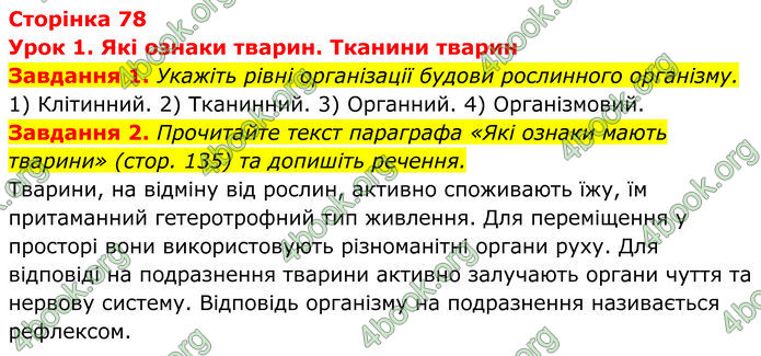ГДЗ зошит Біологія 7 клас Мирна 2024 (НУШ)