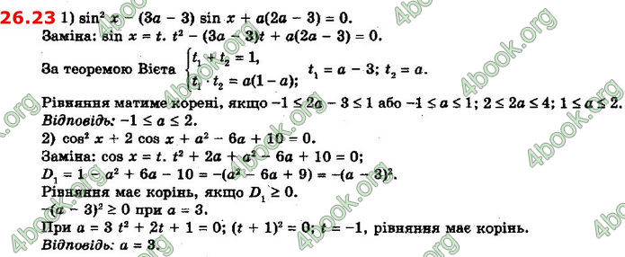 Решебник Алгебра 10 клас Мерзляк 2018 (Погл). ГДЗ