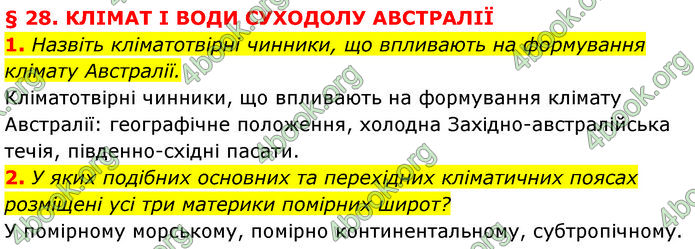 ГДЗ Географія 7 клас Кобернік (2024)