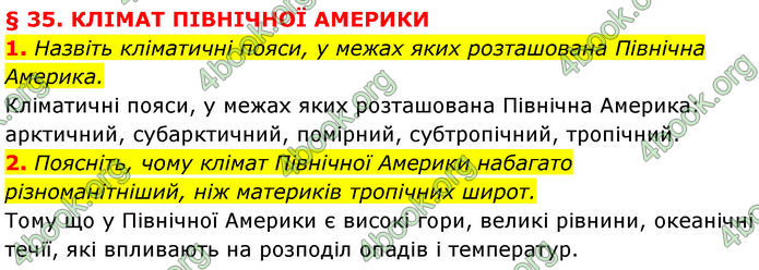 ГДЗ Географія 7 клас Кобернік (2024)