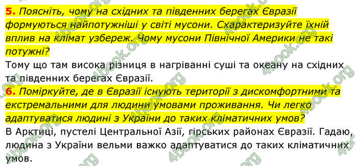 ГДЗ Географія 7 клас Кобернік (2024)