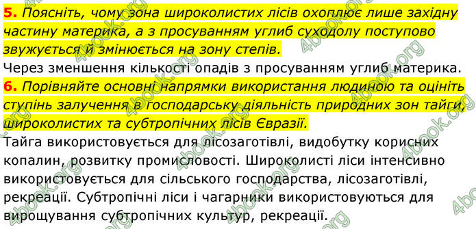 ГДЗ Географія 7 клас Кобернік (2024)