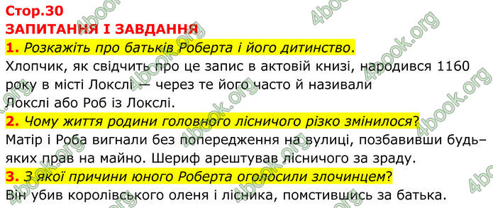 ГДЗ Зарубіжна література 7 клас Міляновська