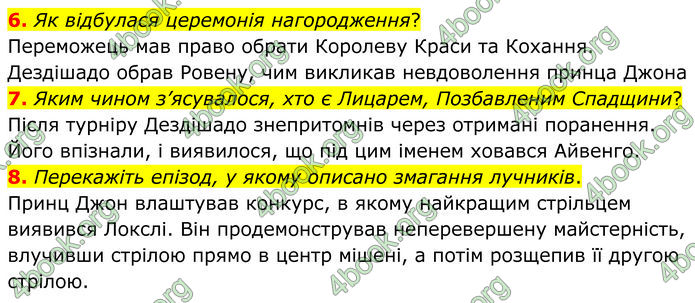 ГДЗ Зарубіжна література 7 клас Міляновська