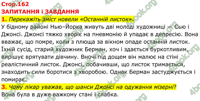 ГДЗ Зарубіжна література 7 клас Міляновська