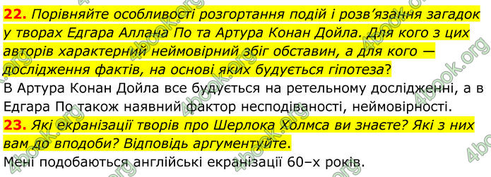 ГДЗ Зарубіжна література 7 клас Міляновська