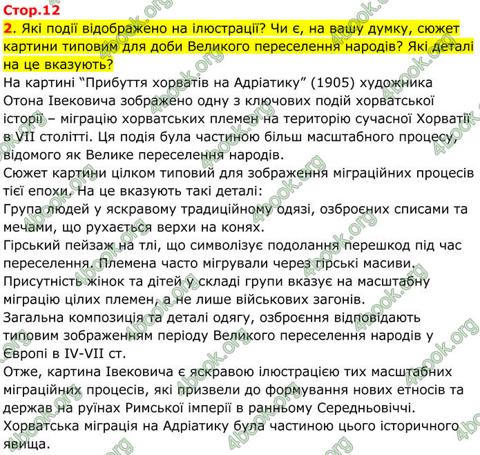 ГДЗ Всесвітня історія 7 клас Пометун