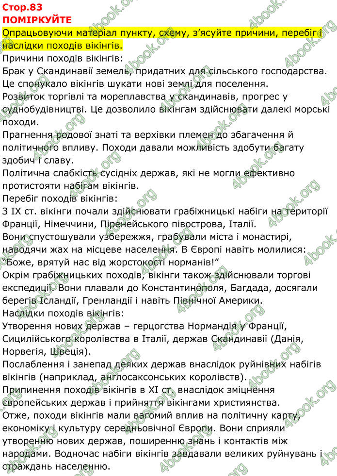 ГДЗ Всесвітня історія 7 клас Пометун
