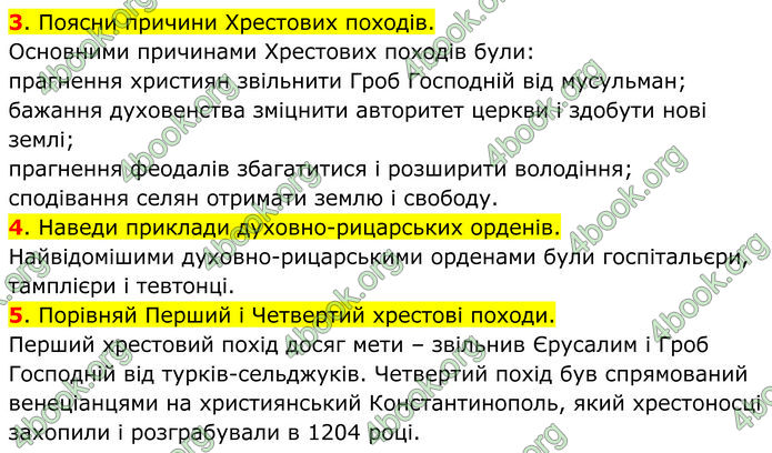 ГДЗ Всесвітня історія 7 клас Пометун