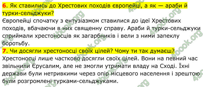 ГДЗ Всесвітня історія 7 клас Пометун