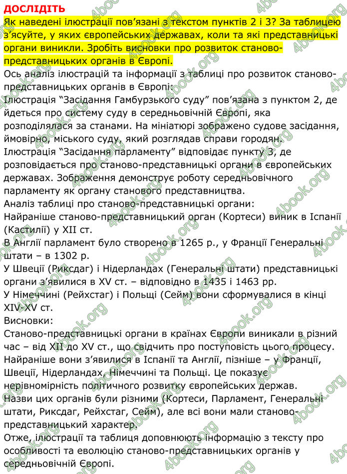 ГДЗ Всесвітня історія 7 клас Пометун