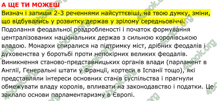 ГДЗ Всесвітня історія 7 клас Пометун