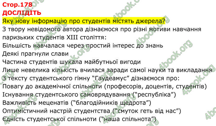 ГДЗ Всесвітня історія 7 клас Пометун