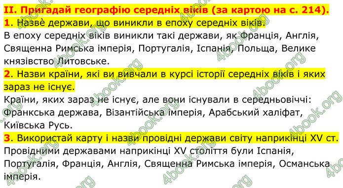 ГДЗ Всесвітня історія 7 клас Пометун