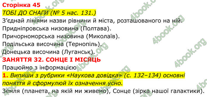 ГДЗ зошит Пізнаємо природу 5 клас Коршевнюк