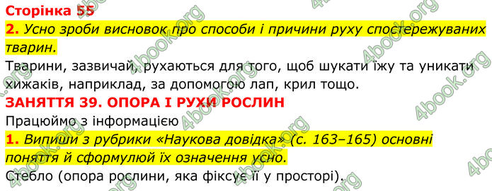 ГДЗ зошит Пізнаємо природу 5 клас Коршевнюк