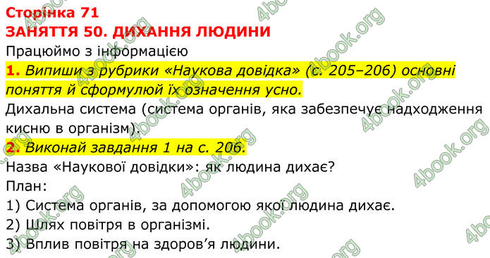 ГДЗ зошит Пізнаємо природу 5 клас Коршевнюк