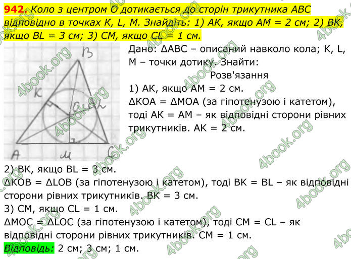 ГДЗ Геометрія 7 клас Бурда